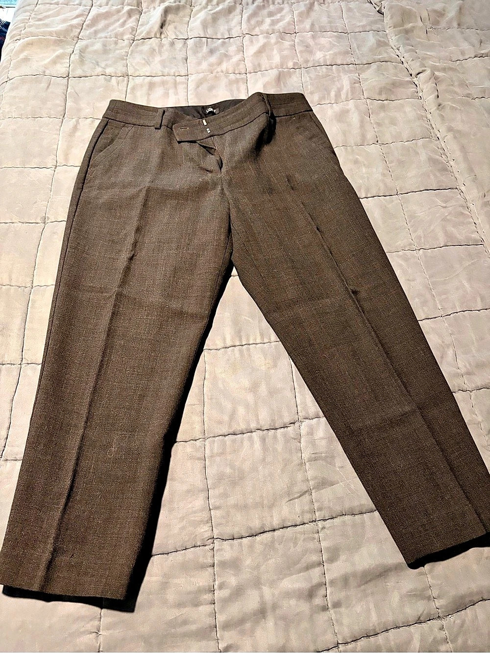 Loft Julie Petite Pants Brown Trousers